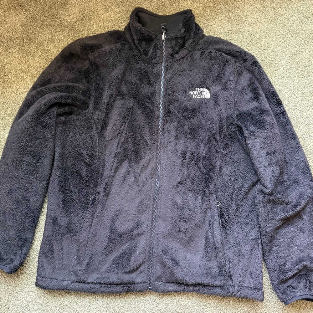 The North Face Black Plush Sherpa Fleece Jacket